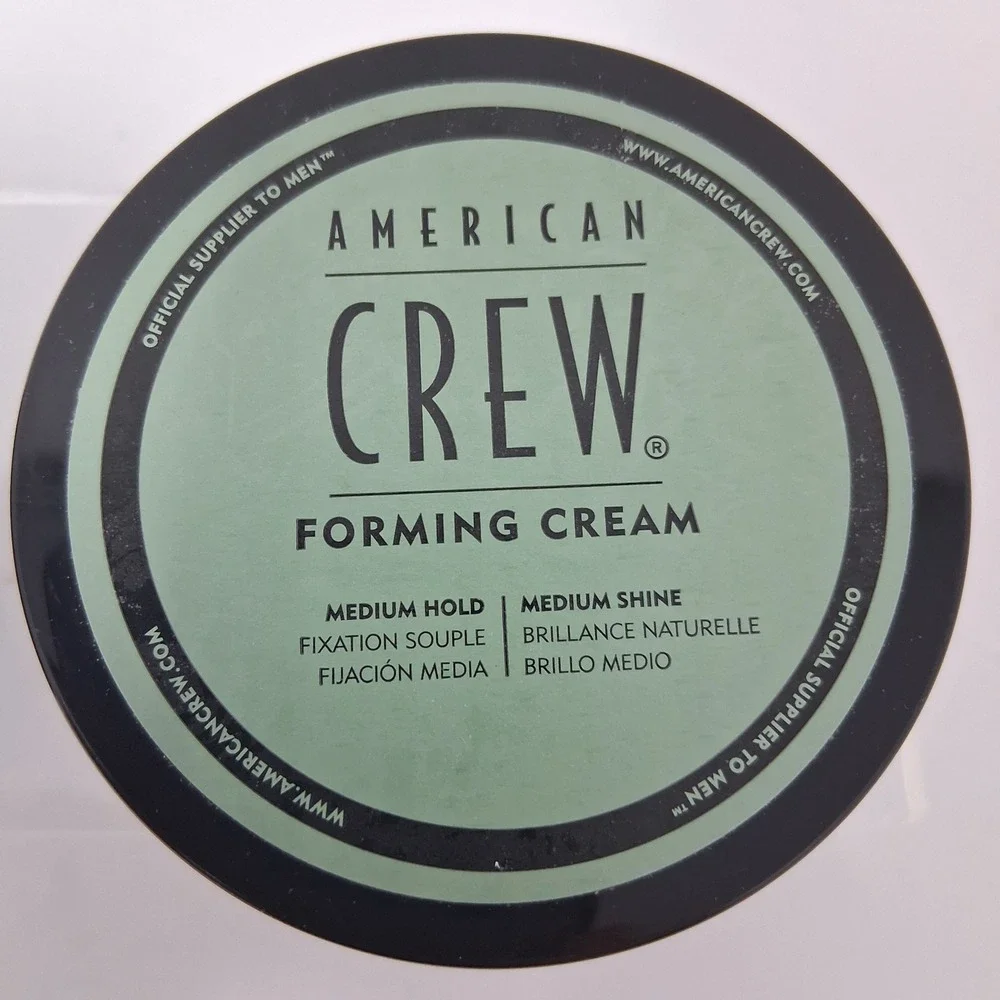 American‎ Crew Forming Cream Medium Hold Medium Shine 3oz 85g Set of 2 Jars